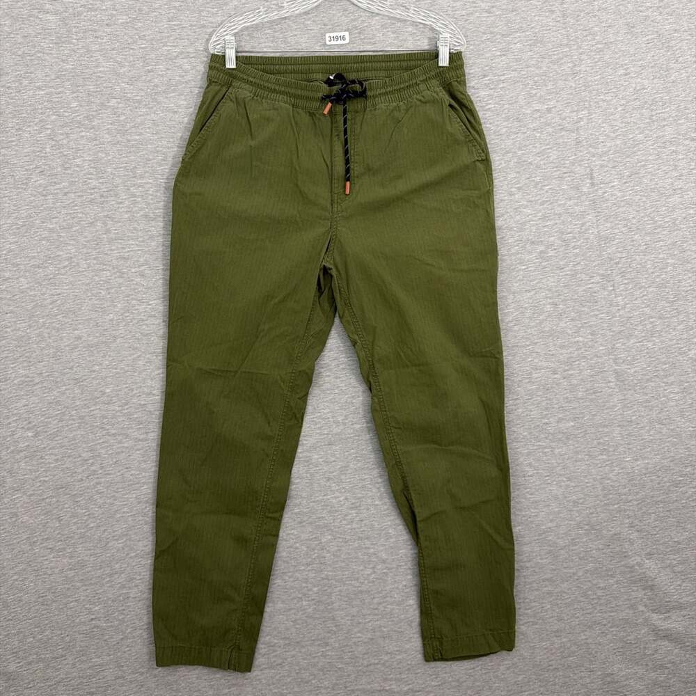 Cotopaxi Mens Large Green Elastic Waist Drawstring Outdoor Pants